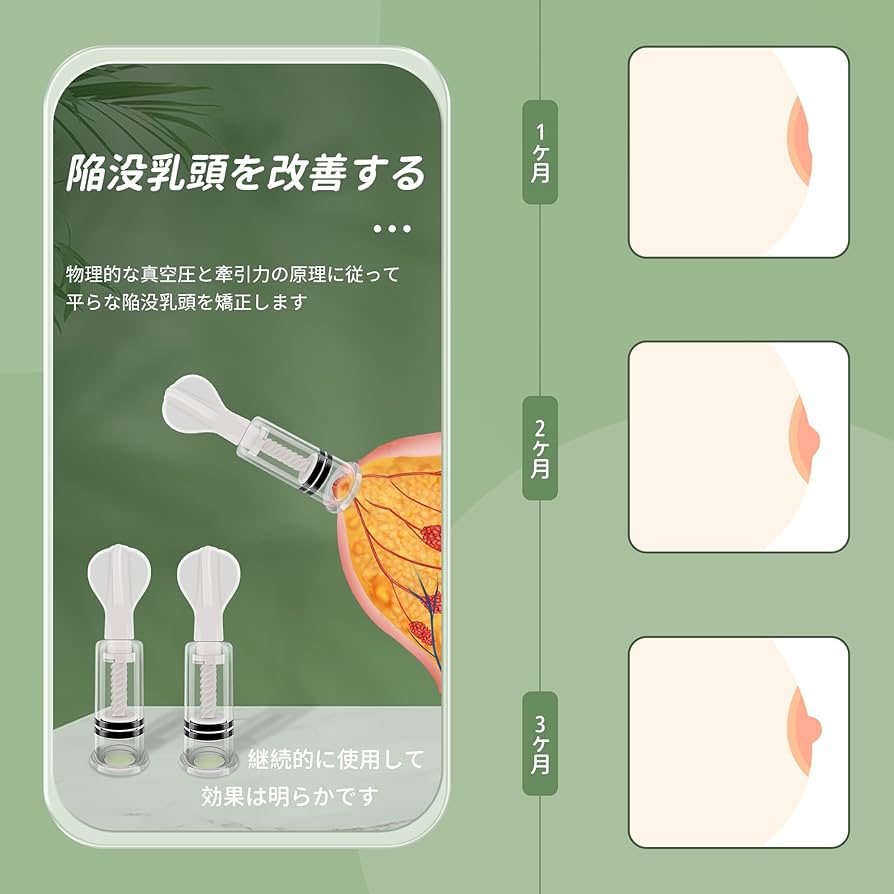 パイナップル※即購入OKです※ 2枚セット Amazon.co.jp: 乳首 吸引器 ニップルサッカー セット（内直径1.8